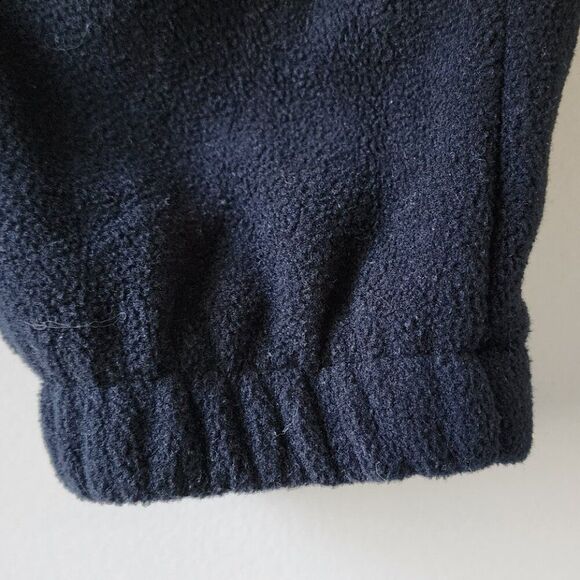 Hippie Rose Black Pink Fleece Soft Cozy Cropped Quarter Button Sweatshirt Size S - Picture 6 of 9